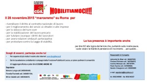 manifestazione del 28 novembre 2015 a Roma