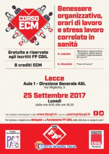 Corso ECM gratuito e riservato iscritti FP 25/09/17